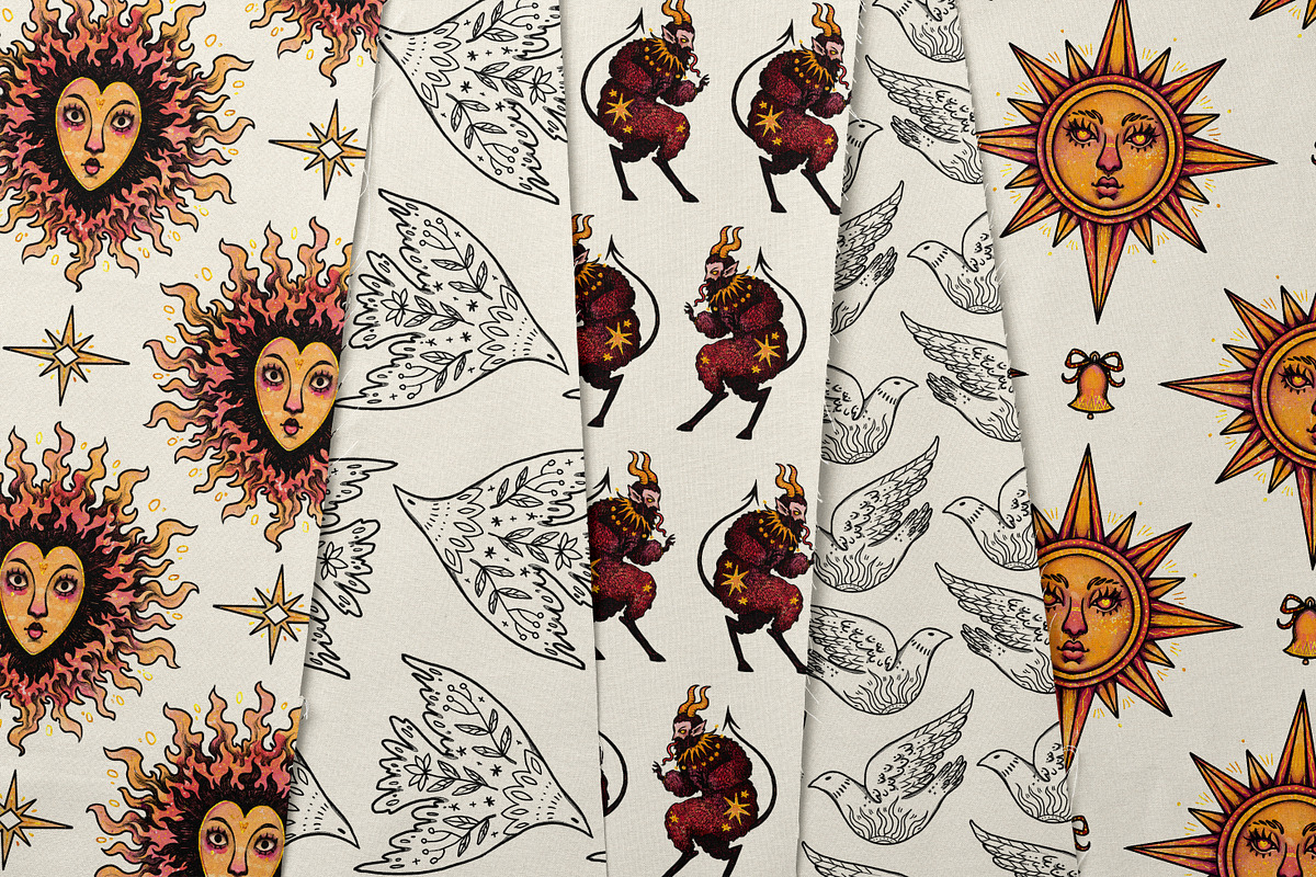 Folk Christmas Ancient Winter Tales, a Seasonal Illustration by Ink Stories (Photo 6 of 12)