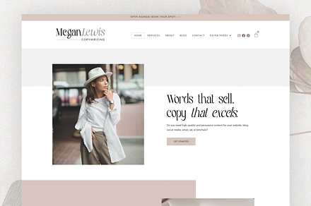 Megan | WordPress, Elementor pro, a WordPress Template by DesignWithCris