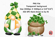 Watercolor St. Patrick’s Day Clipart, a Seasonal Illustration by Vavavan Artwork (Thumbnail 4 of 4)