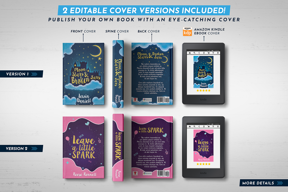 Book Cover Template 63, a Templates & Theme by Digital Goods (Photo 2 of 11)