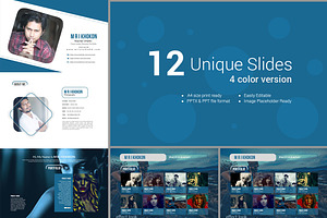 Photography CV PowerPoint Templates, a Presentation Template by MRI STUDIO