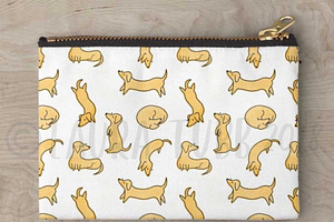 Sausage Dog Dachshund Pattern