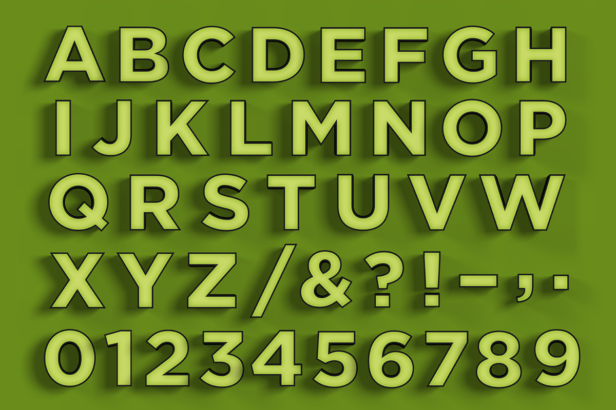Neon Type 2 preview 4