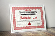 Certificate Word | PSD | AI, a Stationery Template by Curve Design (Thumbnail 1 of 4)