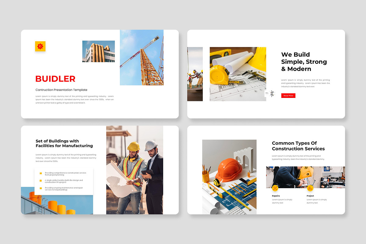 Buidler – Construction PowerPoint, a Presentation Template by Premast (Photo 2 of 4)