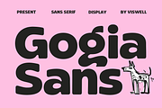 Gogia Sans, a Sans Serif Font by Viswell (Thumbnail 1 of 8)