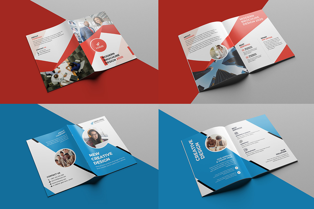 20 Bi-fold Brochure Template Bundle, a Brochure Template by Pixelpick (Photo 6 of 11)