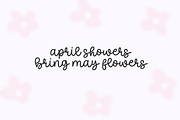 Spring Garden | Cute Script Font, a Script Font by KA Designs (Thumbnail 5 of 10)