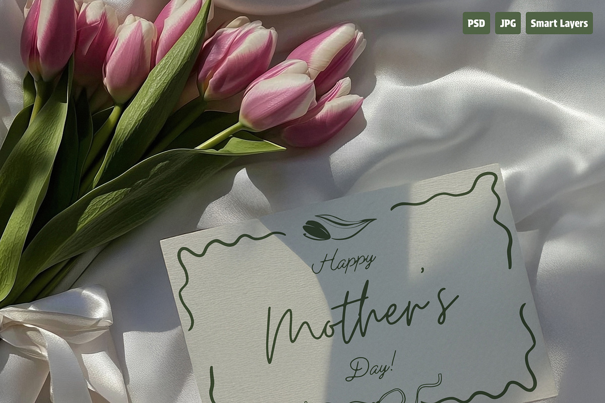 Tulip Moments_Card Mockups, a Mockup by NikiArts (Photo 8 of 11)