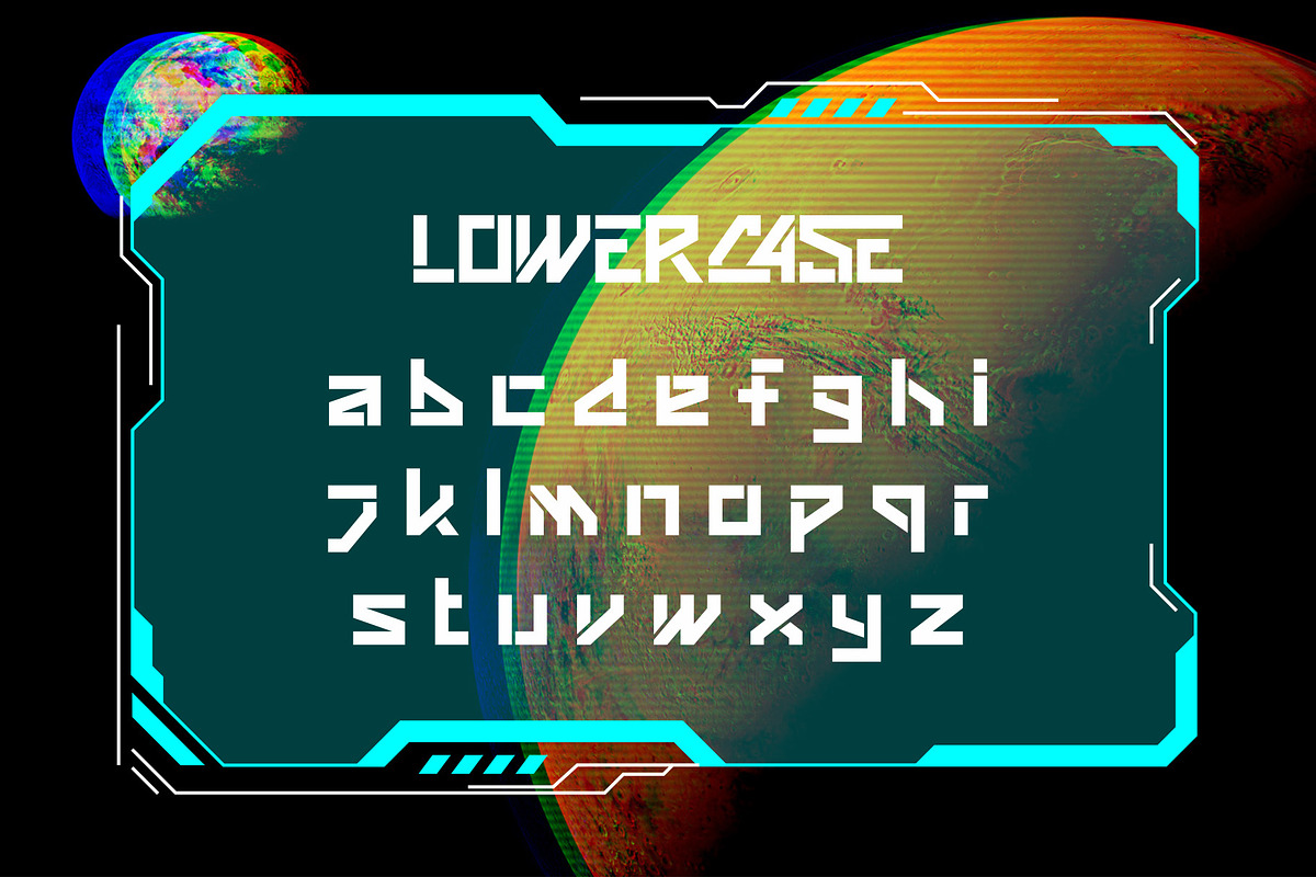 The Savior | Futuristic Font preview 4