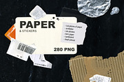 Paper Collage and Scribbles Elements, a Graphic by LarysaZabrotskaya (Thumbnail 1 of 24)