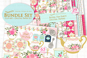 Tea, Tea Party, Afternoon Tea, a Food Illustration by Mia's Graphic Design (Thumbnail 2 of 9)