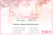 Camellia Minimal WordPress Blog, a WordPress Template by cwsthemes (Thumbnail 2 of 2)