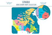 Canada Maps Collection, an Education Illustration by Illustrationsforteachers (Thumbnail 2 of 7)