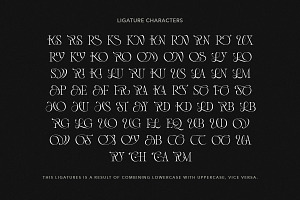 Luxury Charm - Modern Ligature Font