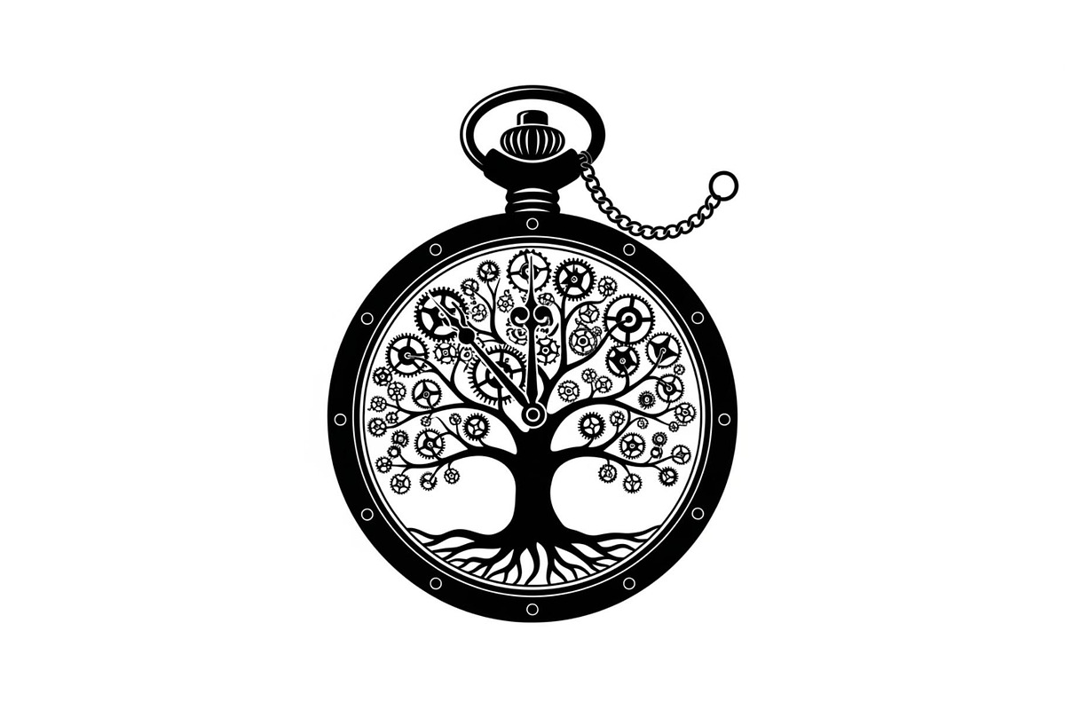 Steampunk Tree of Life Symbol Bundle, an Illustration by yasushie (Photo 18 of 31)