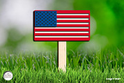 Patriotic Garden Stackes Bundle, a Decorative Illustration by svgocean (Thumbnail 6 of 14)