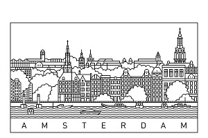 European Capitals, an Object Illustration by VitaliyKapustyanov