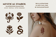 Mystical symbol illustration set, an Object Graphic by NatalieArtShop (Thumbnail 14 of 17)