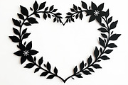 Floral Heart Wreath Bundle, an Illustration by BIPLOB EXPERT (Thumbnail 3 of 9)
