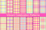 #260 Vibrant Celebration Patterns, a Pattern Graphic by Plaid4You (Thumbnail 1 of 5)