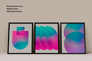 Pack of Frames Mockup, a Household Mockup by Mego-studio (Thumbnail 6 of 7)
