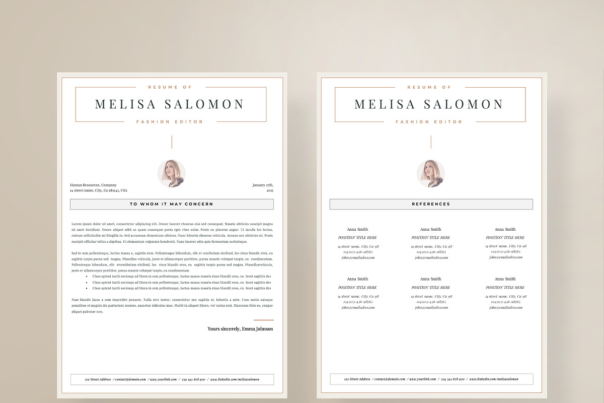 Resume Template 1, 2 page | Zurich, a Resume Template by Resume Angels (Photo 5 of 8)