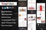 KingFisher-Responsive Email Template, an Email Template by Pennyblack Templates (Thumbnail 1 of 2)