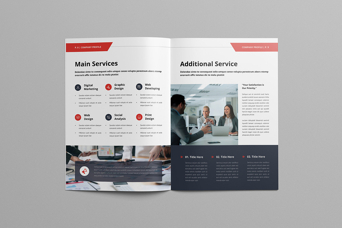 Company Profile | Canva & Word preview 5