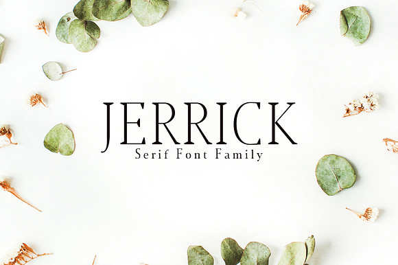 Jerrick Serif 6 Font Pack preview 5