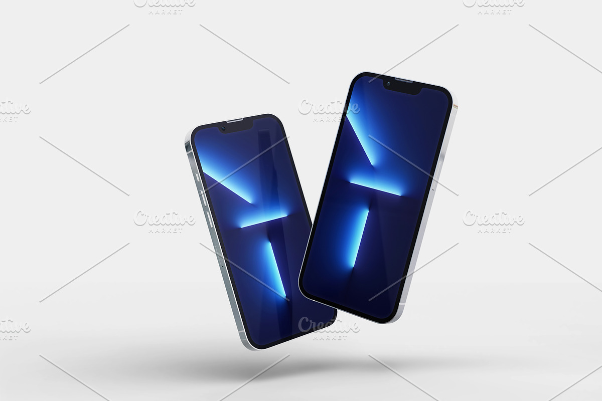 Realistic iphone 13 pro mockup, an iPhone Mockup by Raihan Rahman (Photo 5 of 17)