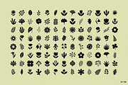 Flora Elements: 208 Botanical Shapes, an Object Graphic by pixelbuddha.net (Thumbnail 2 of 7)