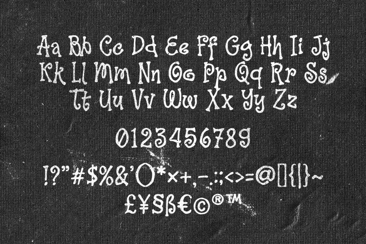 Whimsy Pops – Curly Handwriting Font, a Handwritten Font by Blankids Studio (Photo 11 of 11)