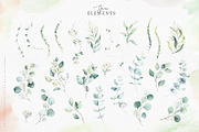 Watercolor Eucalyptus Green Floral, a Decorative Illustration by Veris Studio (Thumbnail 7 of 25)
