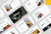 Home & Interior Google Slides, a Presentation Template by BeadyLab (Thumbnail 1 of 6)