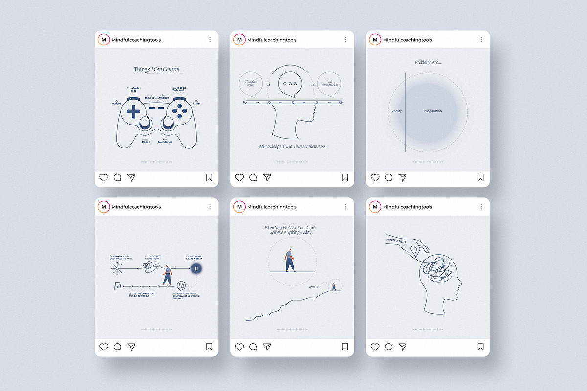 Coaching Growth Mindset Insta Posts, a Social Media Template by AndrewPixel (Photo 17 of 22)