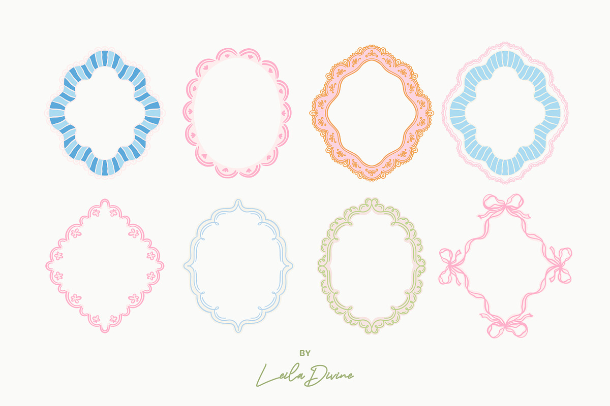Spring Charm Clipart & Patterns, an Object Graphic by Leila Divine (Photo 8 of 17)