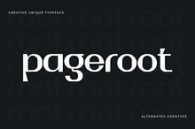 Pageroot – Unique Creative Font