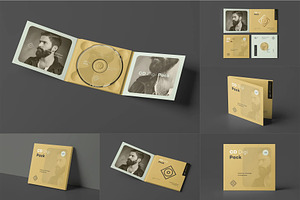 CD Digi Pack Mock-up, a Product Mockup by zippypixelstudio