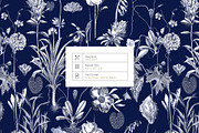 Toile Botanique, luxury Prints!, a Pattern Graphic by Pink Linen (Thumbnail 4 of 12)