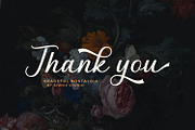 Graceful Nostagia Script Font, a Script Font by Siwox Studios (Thumbnail 10 of 10)