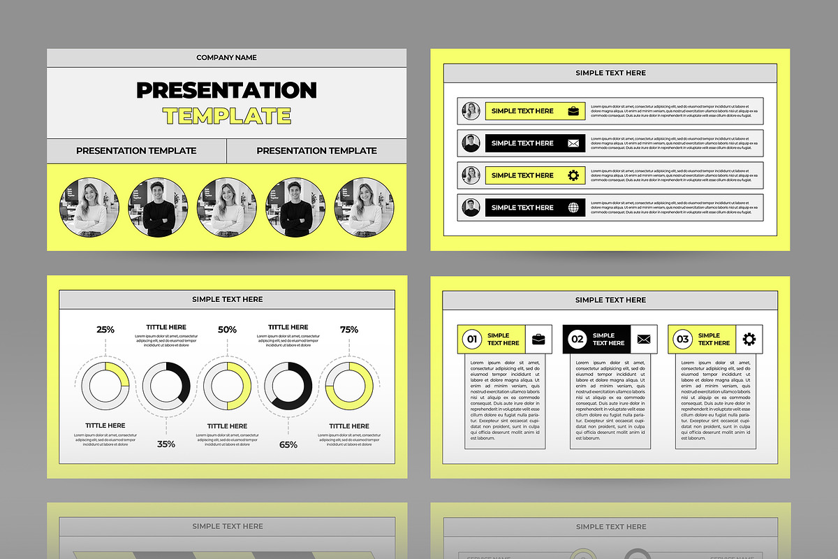 Business Plan PowerPoint Template, a Presentation Template by CreativeUP (Photo 5 of 6)