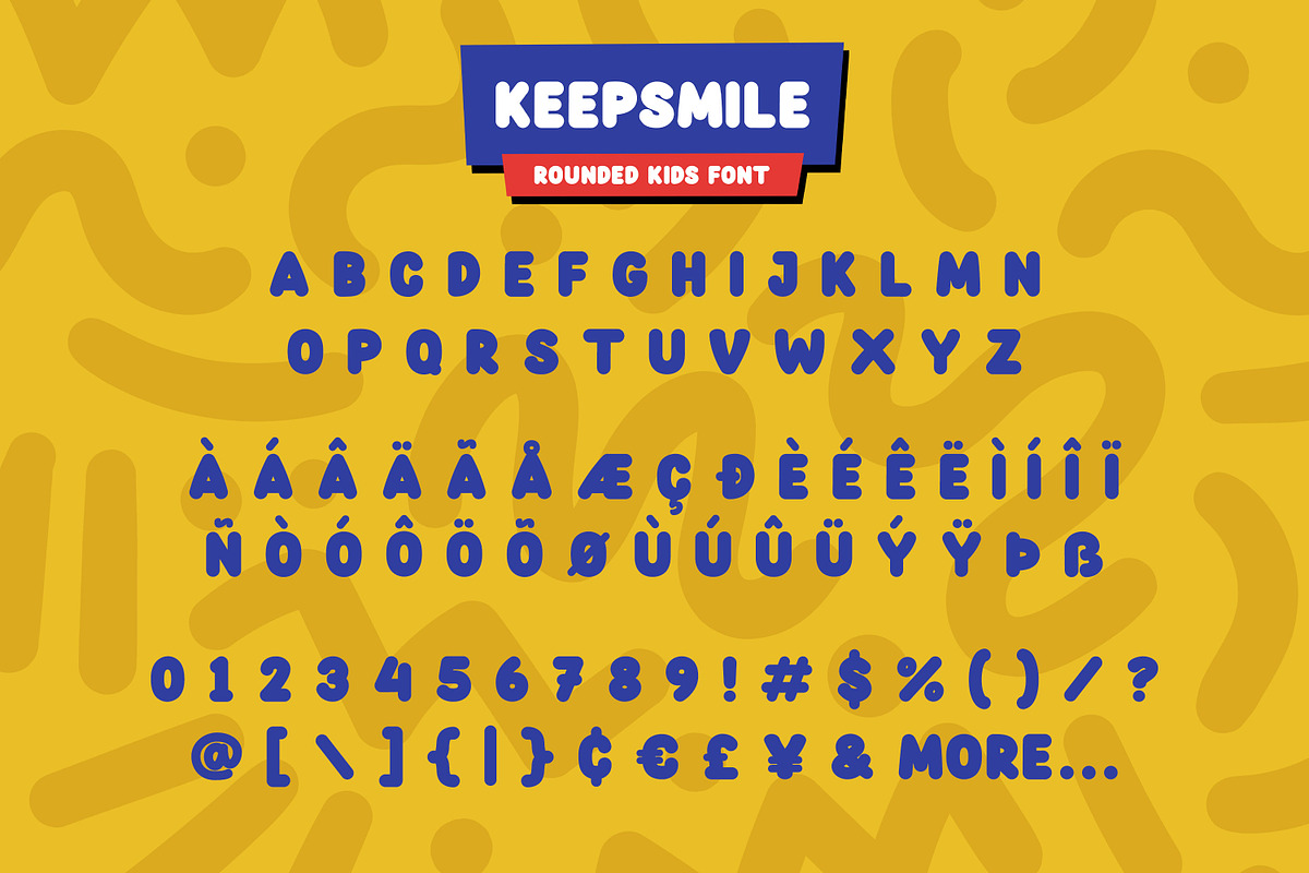 Keepsmile - Rounded Kids Font, a Font by Almarkhatype (Photo 5 of 5)