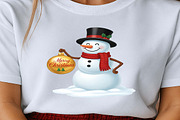 Snowman Christmas PNG Bundle, an Object Graphic by Digi_Design_World (Thumbnail 6 of 6)