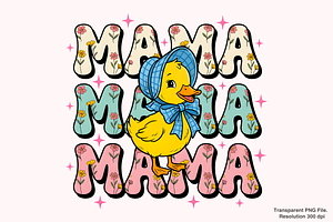 Mama Duck Bow Png, a Graphic by Clipart Bloom