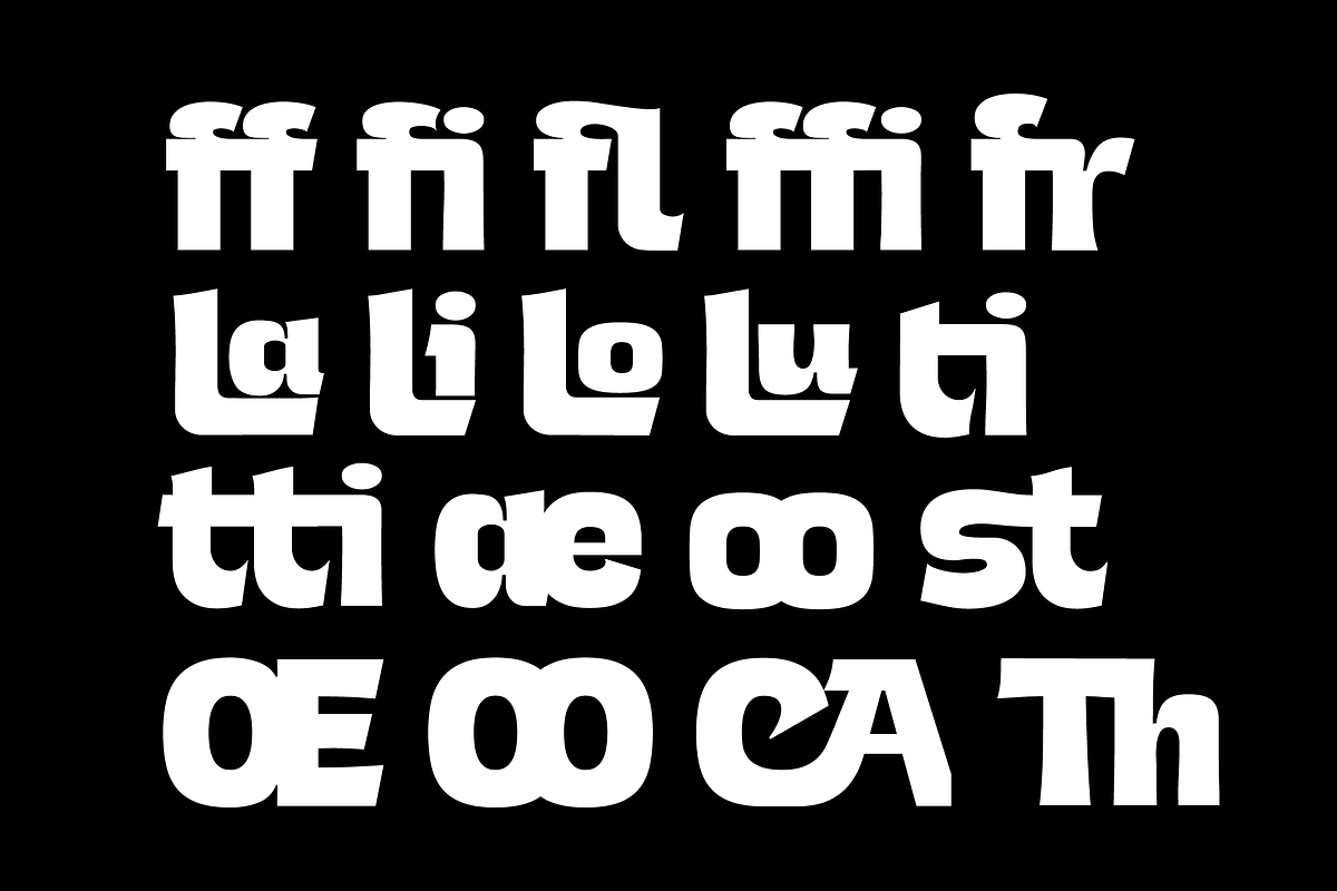 Infro – Bold Modern Inktrap, a Sans Serif Font by Fortunes Co (Photo 7 of 9)