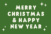 Christmas Winter Font, a Handwritten Font by Fourteen Letter (Thumbnail 5 of 6)