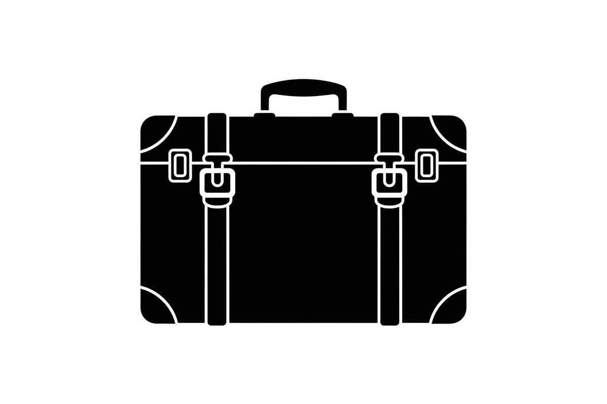 Vintage Suitcase Silhouette Bundle, an Illustration by Artivon (Photo 24 of 51)