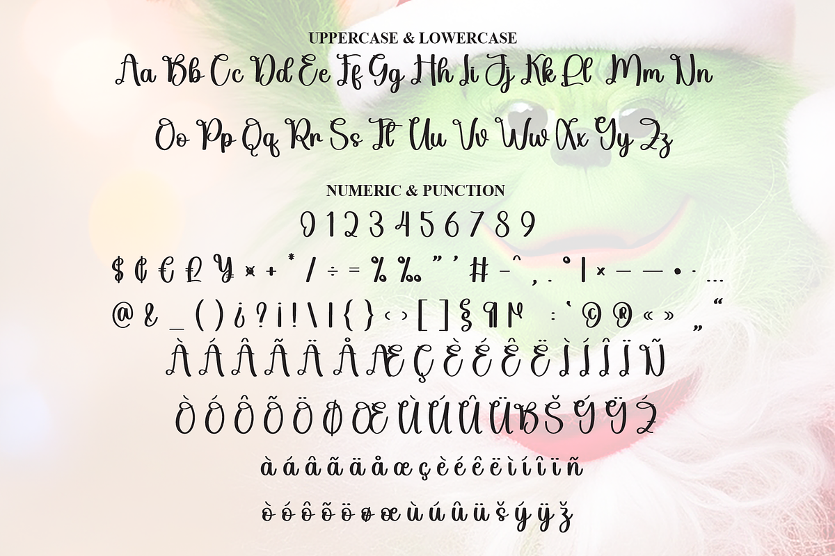 Grinch | Script Font, a Handwritten Font by Scratchones (Photo 7 of 9)