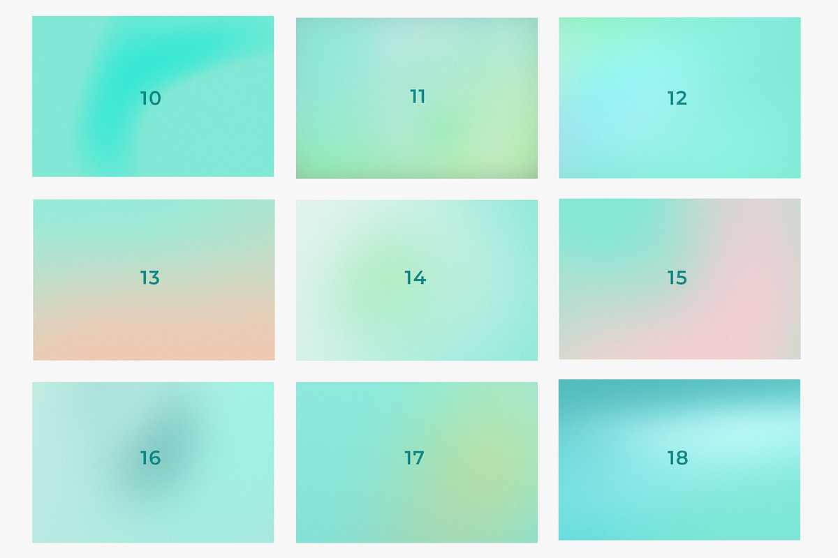 20 Sunbaked Mint Gradient Background, a Texture Graphic by Olha Kozachenko (Photo 3 of 8)